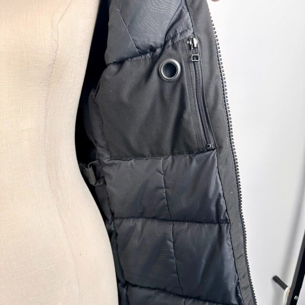 Aritzia Tna Womens Bancroft Parka Winter Coat Black Size M Warmest Goose Down - Picture 10 of 16